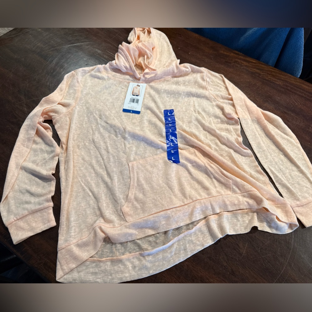Weatherproof Vintage Women’s Pullover Hoodie (PEACH, SMALL, XL) NWT